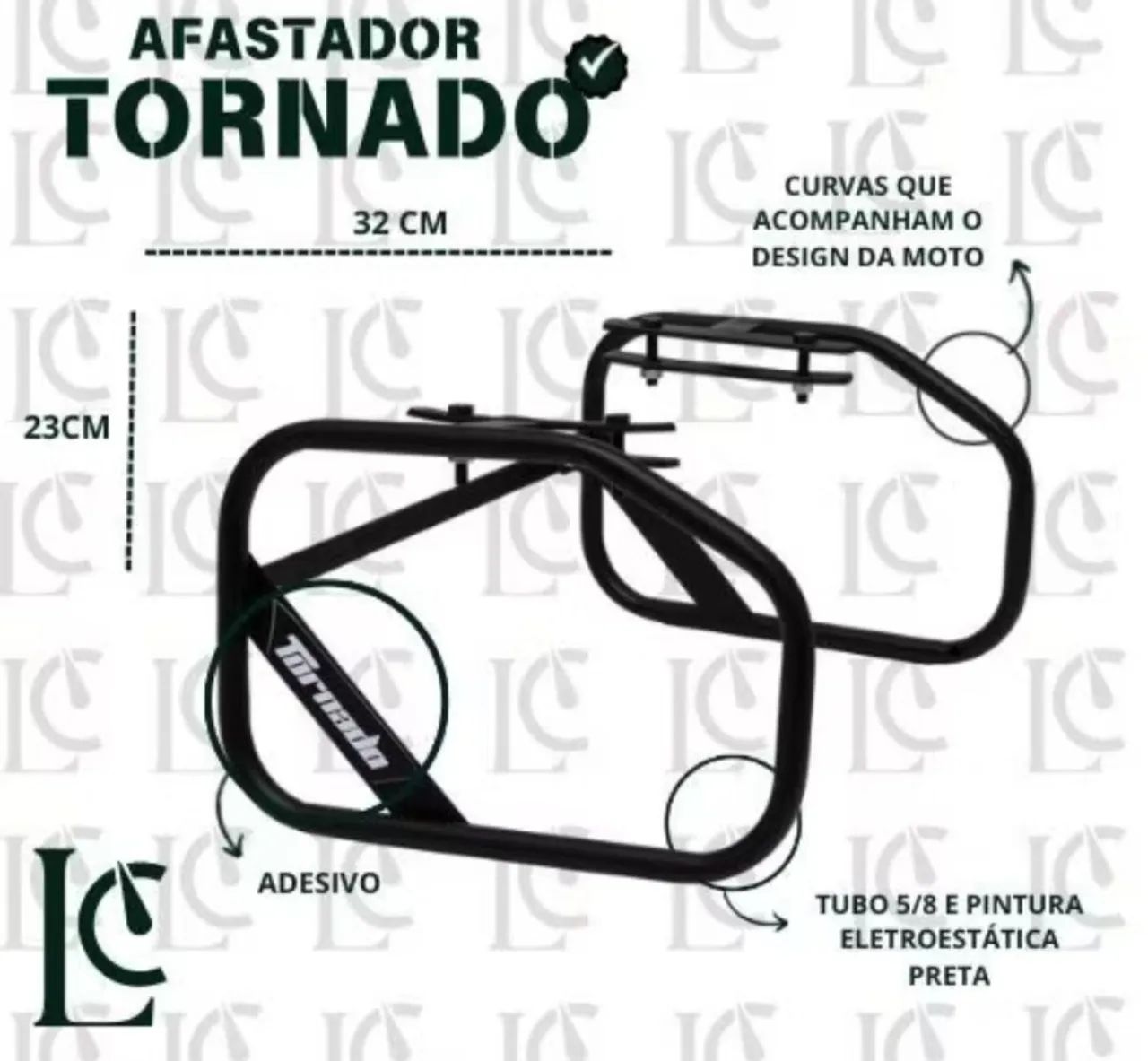 Afastador De Alforge E Alforge Tornado - Foto 2