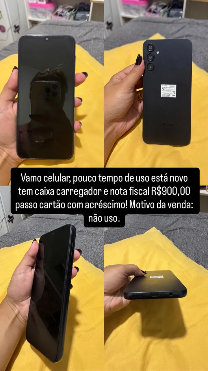 Celular a14 geração 4g  passo cartão com acréscimo  - Foto 4