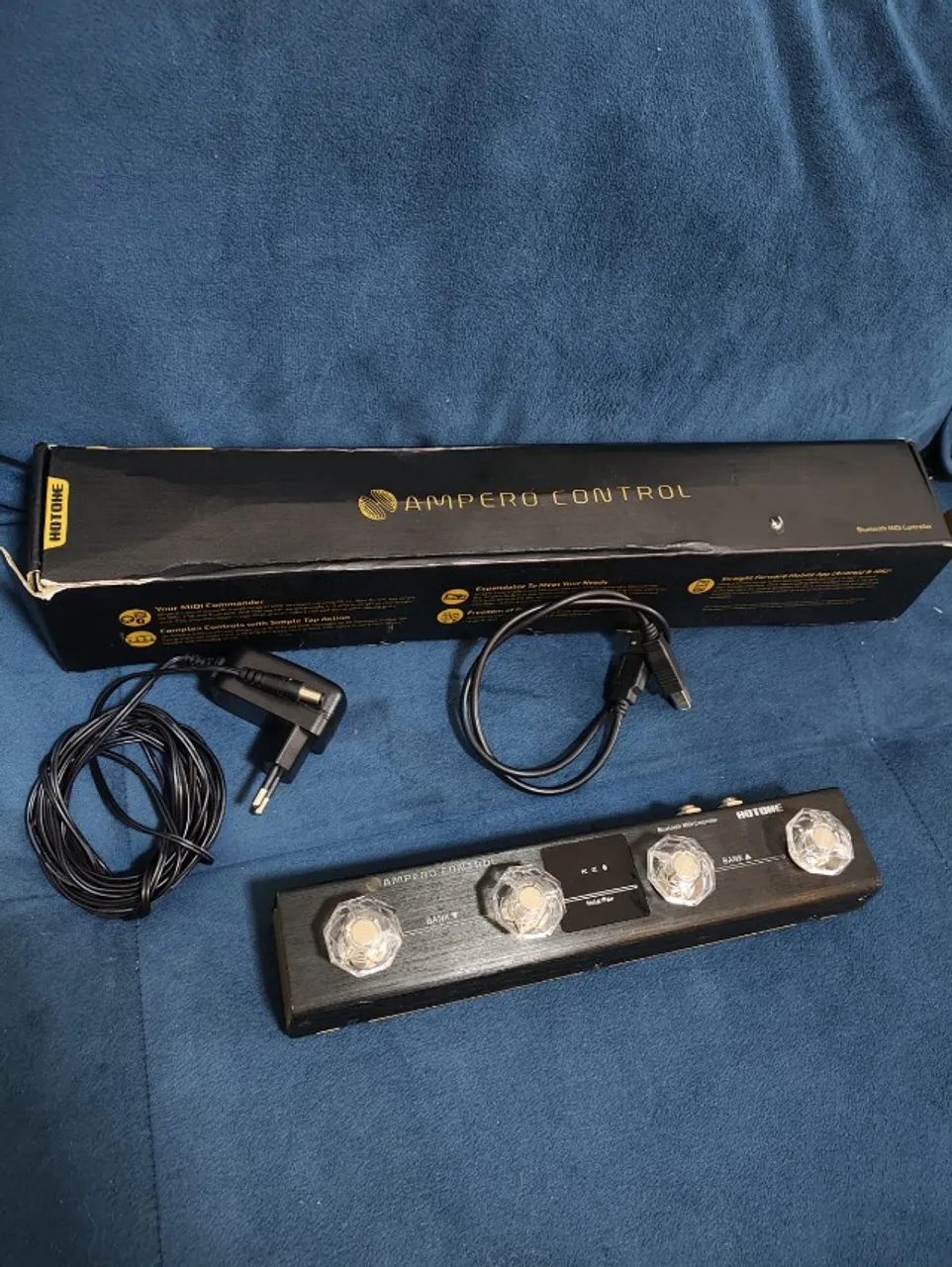 Controlador Midi Ampero Control serve em Fractal Nano cortex line 6 e etc