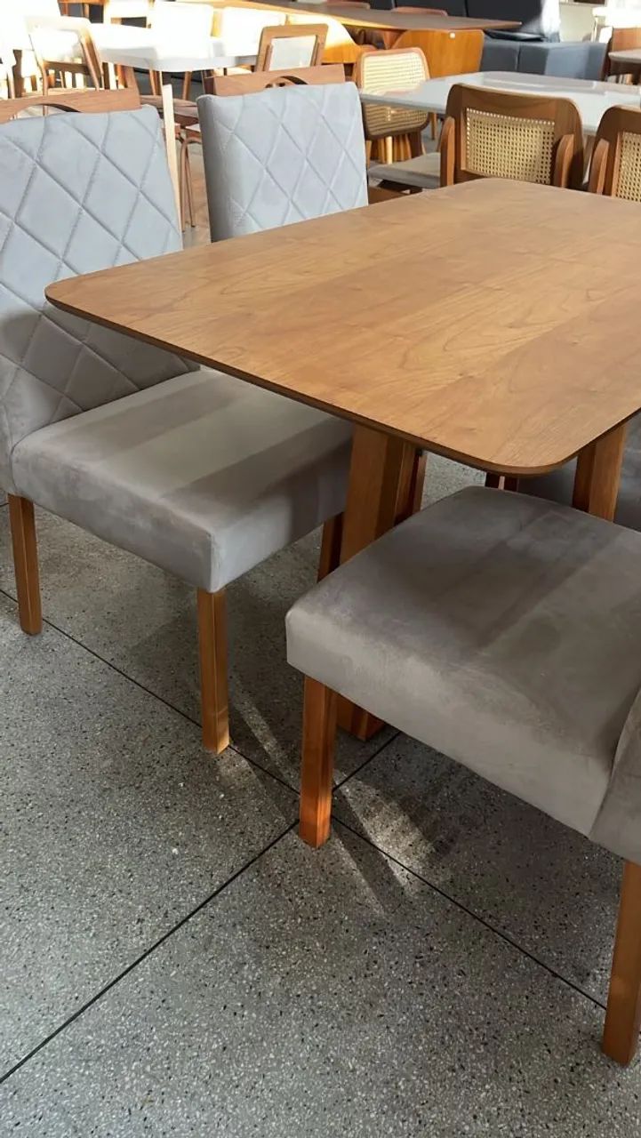 Mesa de Jantar com 4 cadeiras de 1.20m - Foto 2