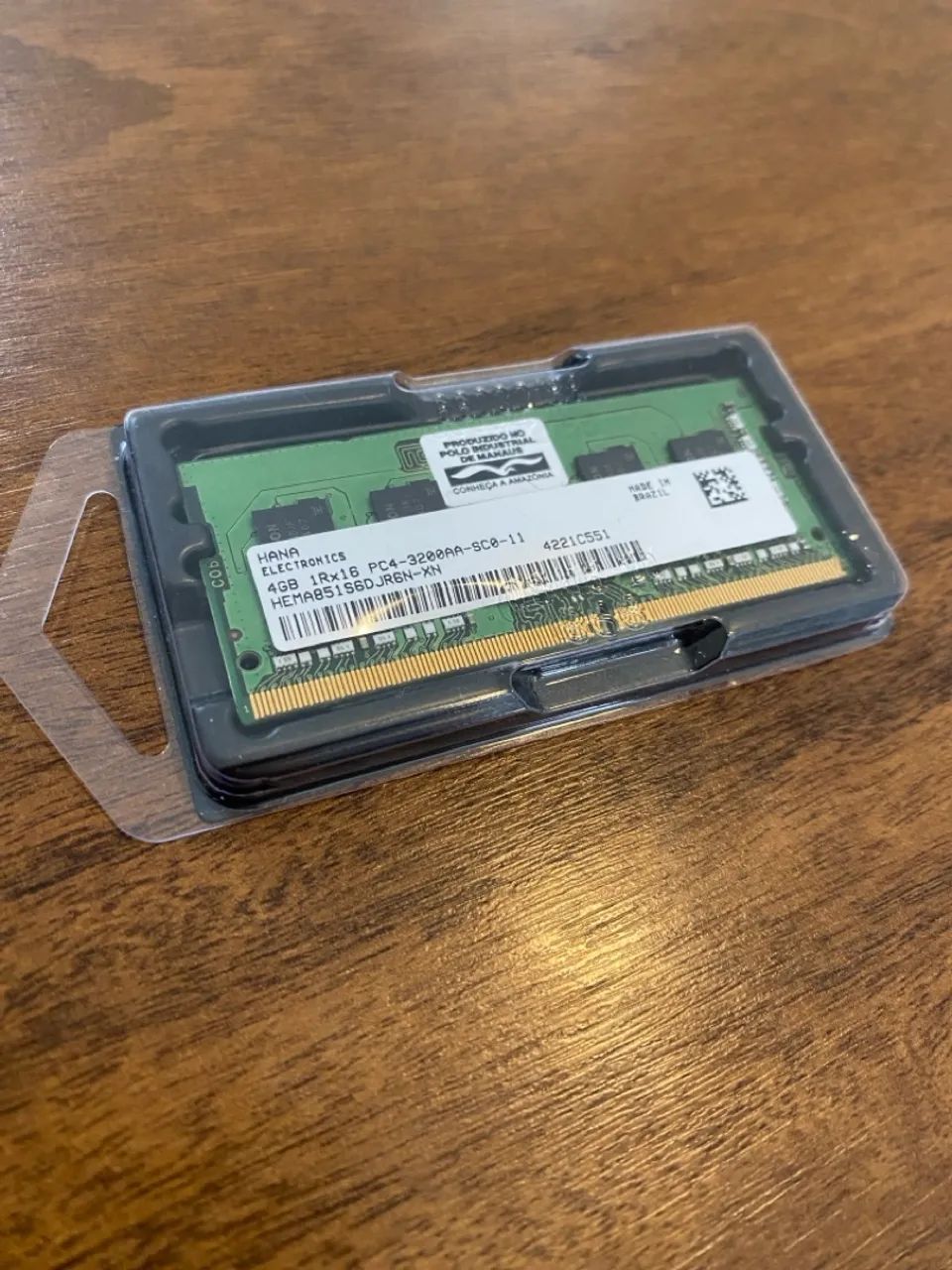 Memória RAM DDR4 4Gb para notebook 