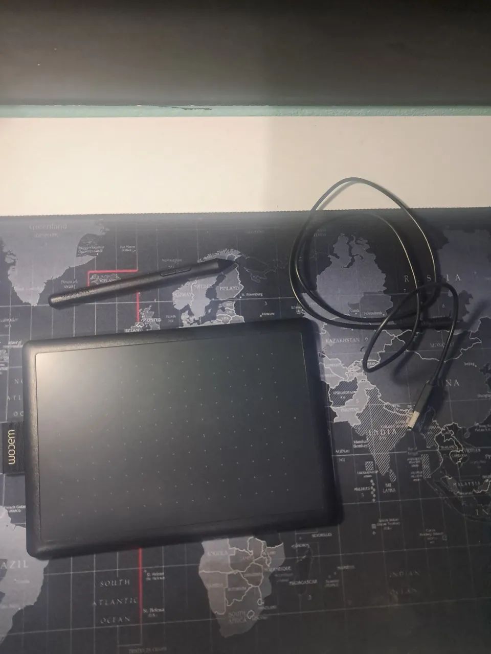 Mesa Digitalizadora One By Wacom CTL472, Pequena, Pen LP-190K, Preto e Vermelho - Foto 2