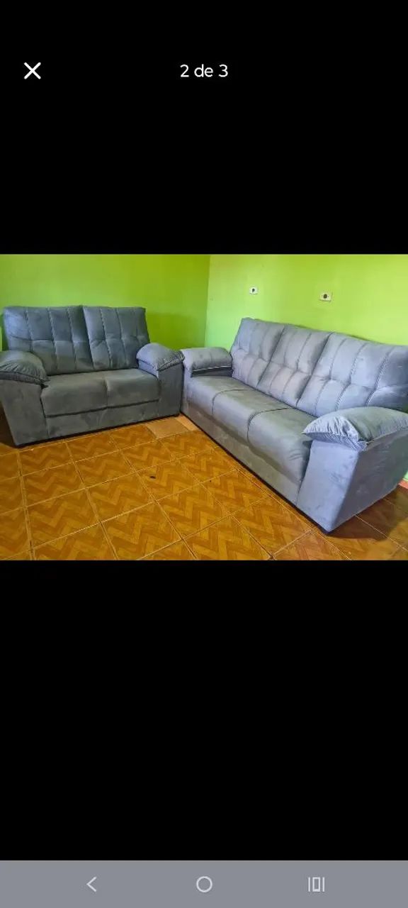 Jogo de sofá novo conforto e qualidade por $1699. Entrega grátis ?