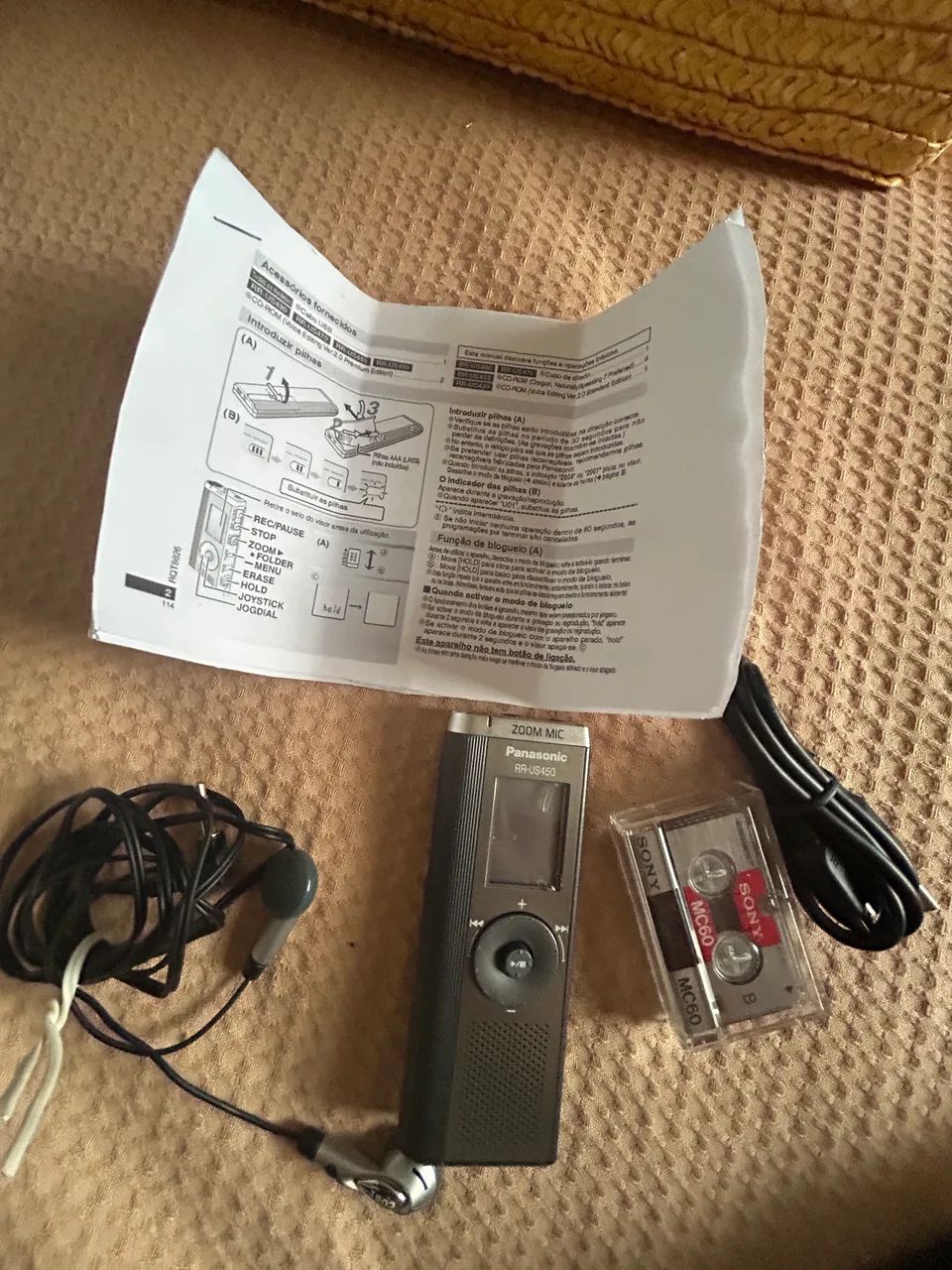 Gravador de voz digital Panasonic RR-US450
