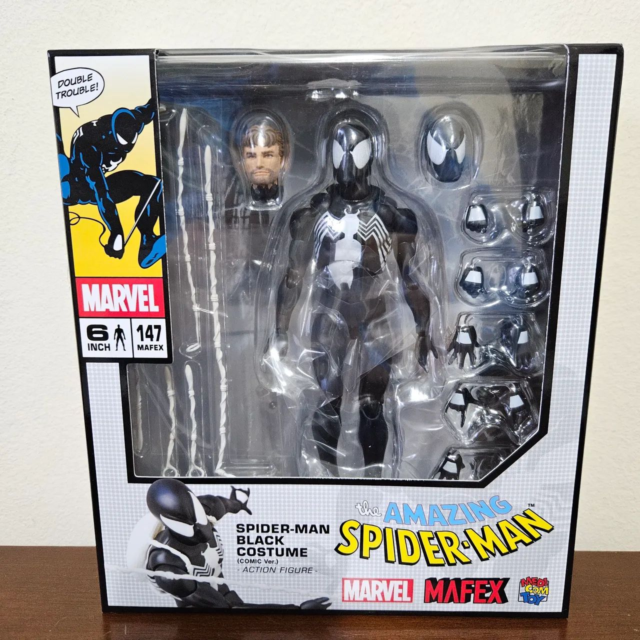 Mafex 147 - Spiderman Black Comics