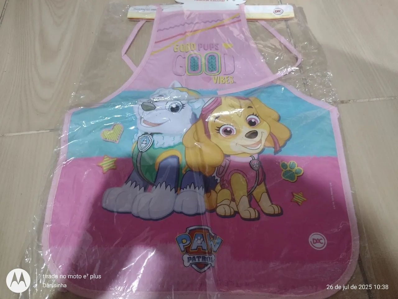VENDE-SE AVENTAL DA PATRULHA CANINA NUNCA USADO - Foto 3