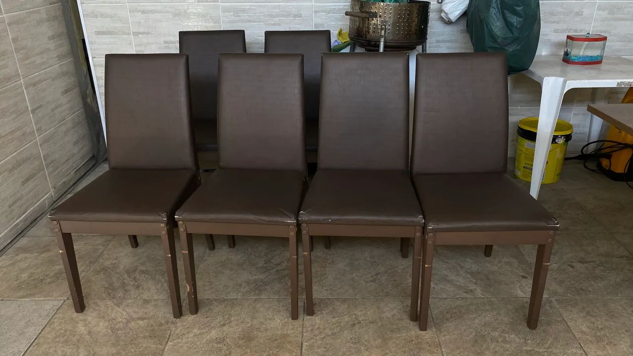 Vendo mesa seis cadeiras R$600,00 - Foto 3
