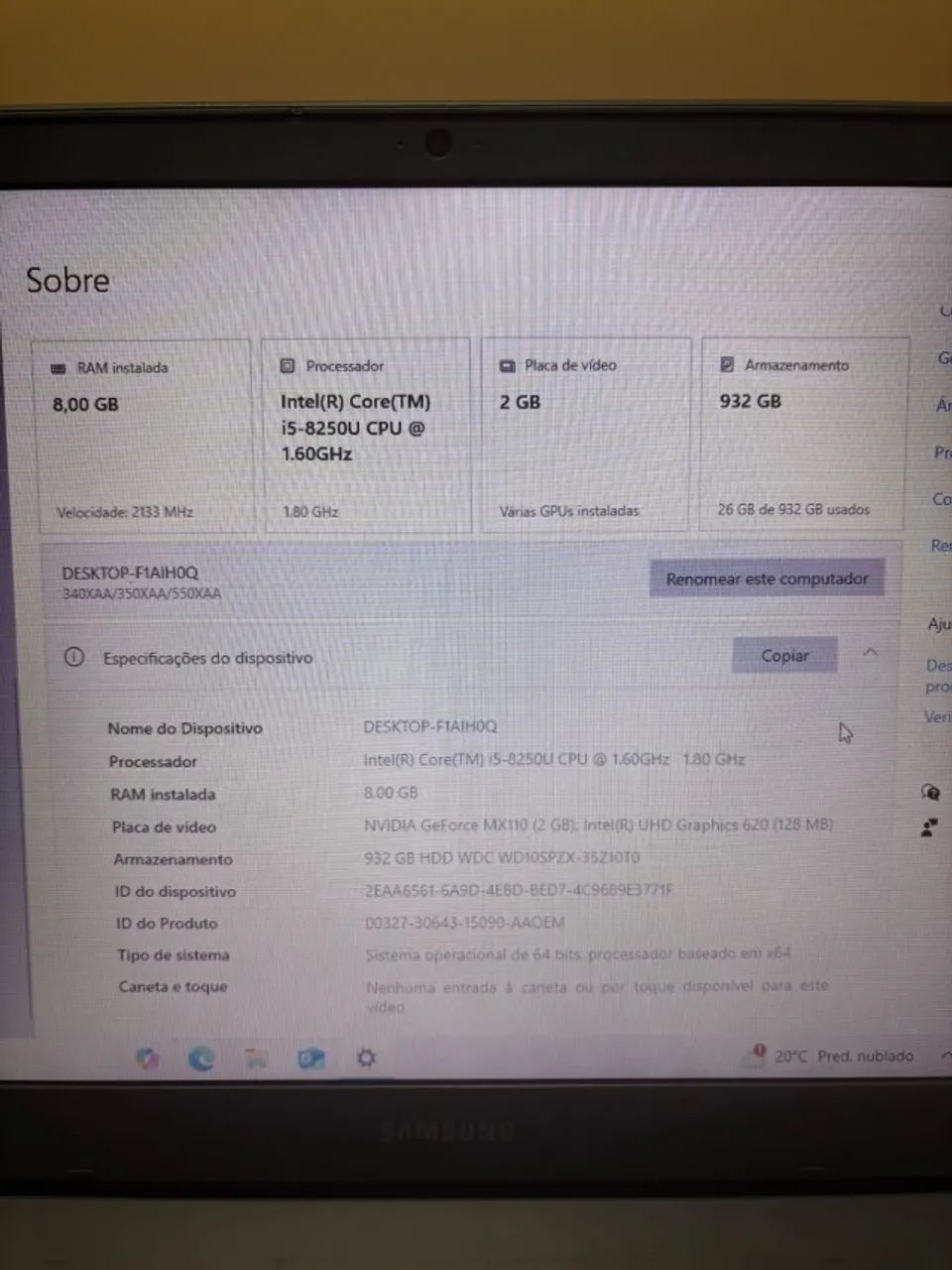 Notebook Samsung  - Foto 3