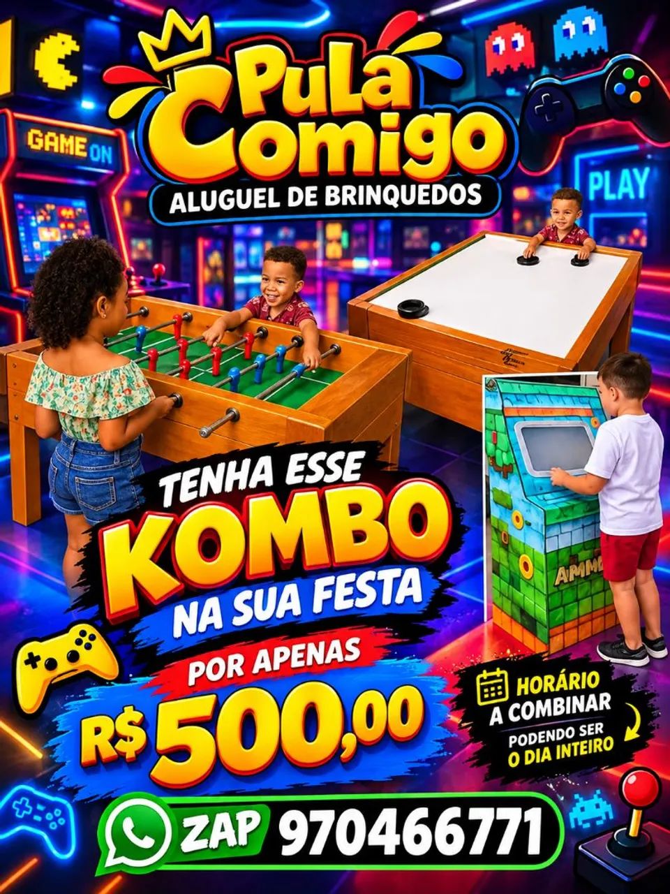 Aluguel de brinquedos 