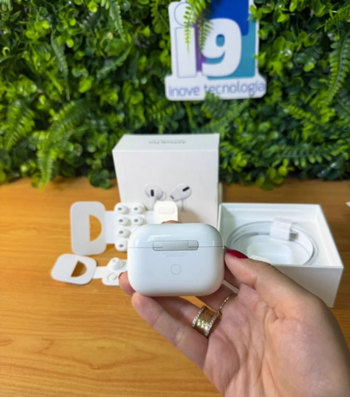 AirPods Pro (1Gen) MLWK3AM/A Com cancelamento de ruído Com caixa