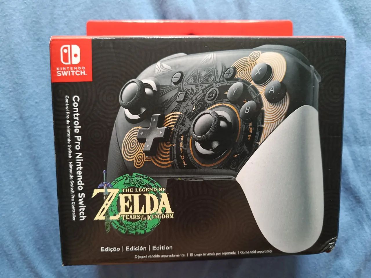Controle Pro Nintendo Switch Zelda Tears of the Kingdom
