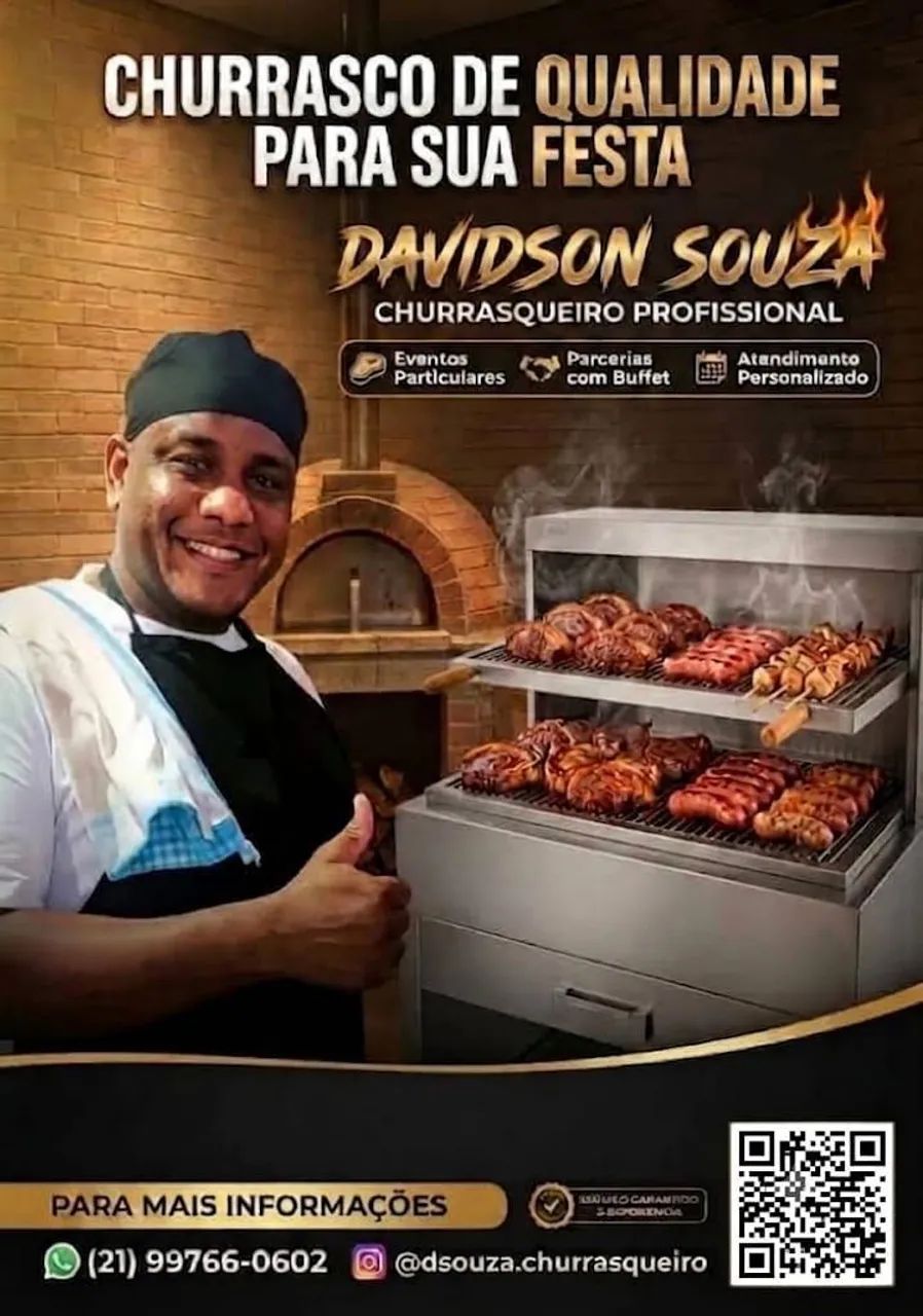 Churrasqueiro Profissional para Eventos - Foto 4