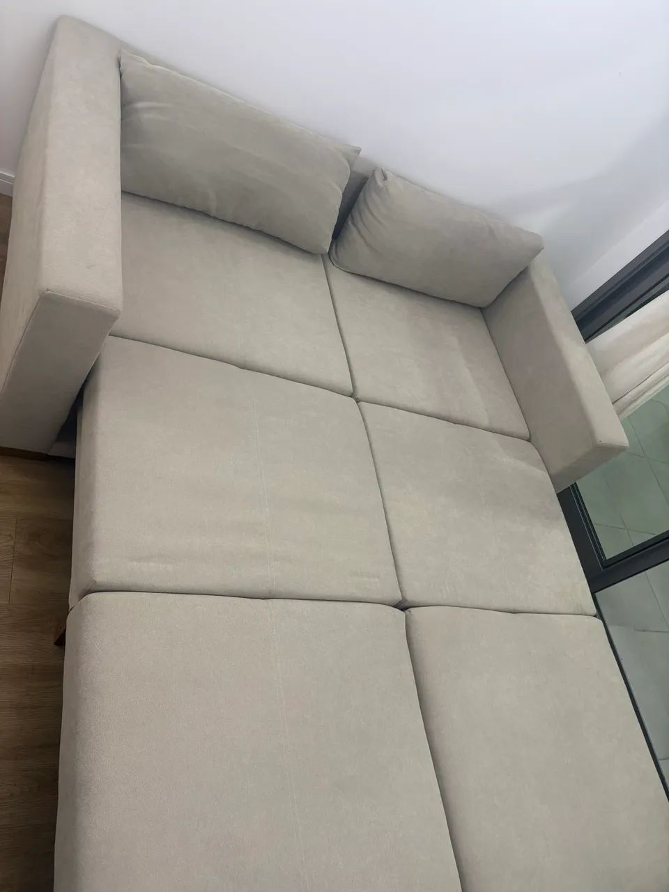 Sofa cama de casal tok stok com alta qualidade e sem uso  - Foto 3