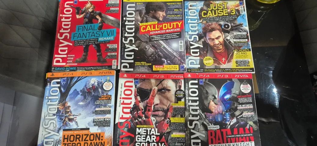 Revista Playstation e Old Gamer