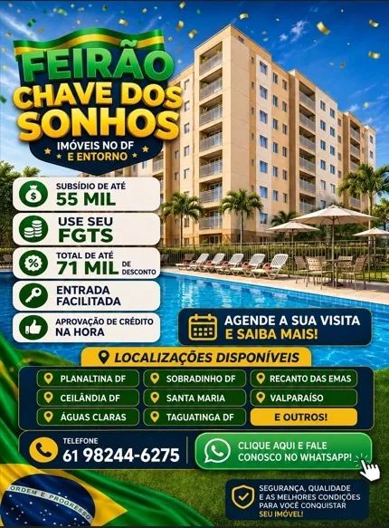 FEIRÃO DF imóvel 