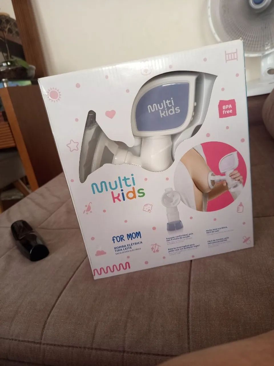 Bomba elétrica de leite