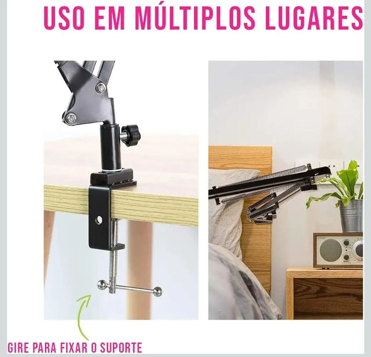 Suporte celular tablet microfone  - Foto 4