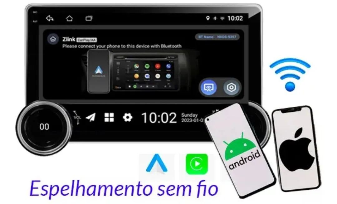 Multimídia RS1160BR com Carplay  10 polegadas  - Foto 4
