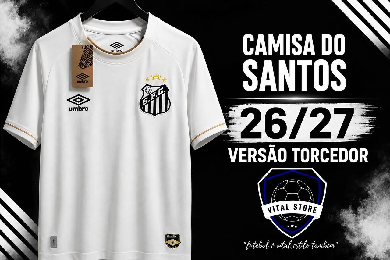 Camisa Home do Santos 26/27