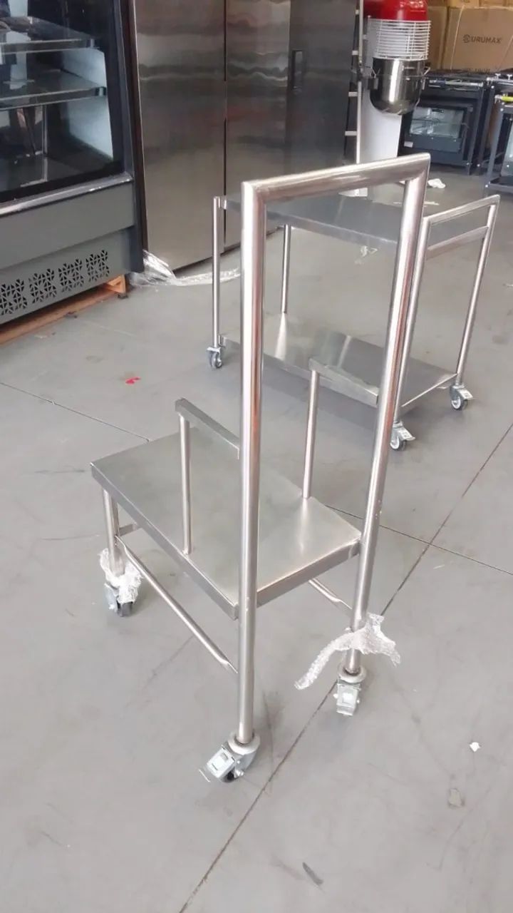 Carro Auxiliar - Inox - Foto 2