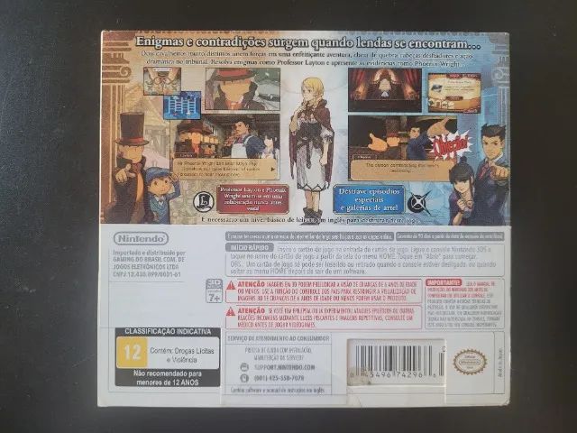 (Usado) Professor Layton vs Phoenix Wright - 3ds - Foto 2
