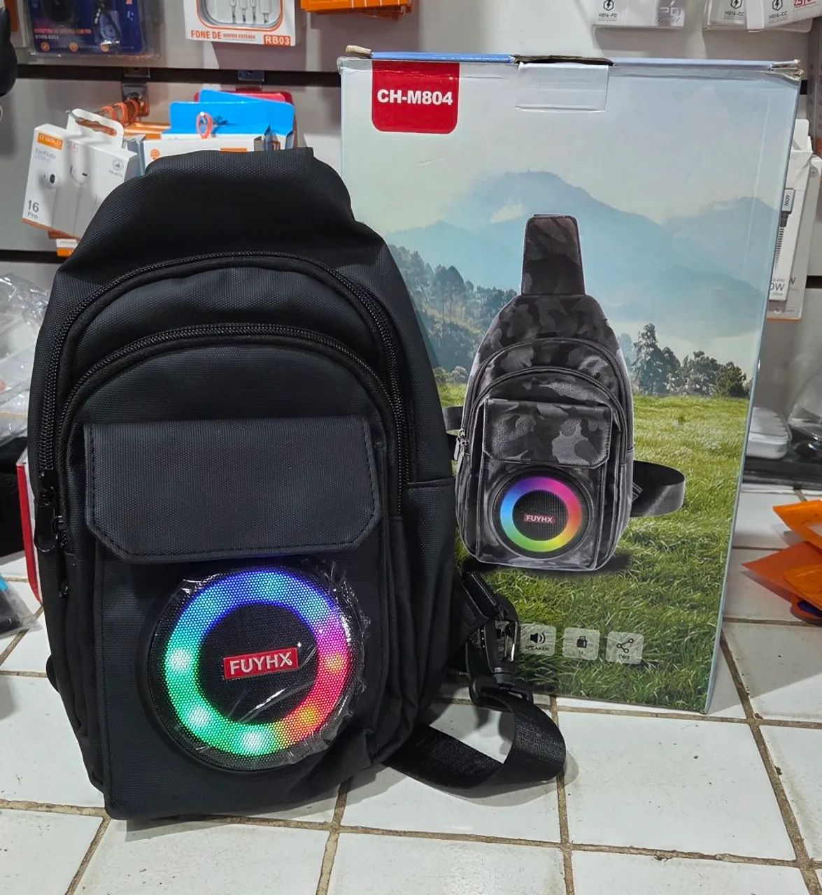 Caixa de Som que também é mochila