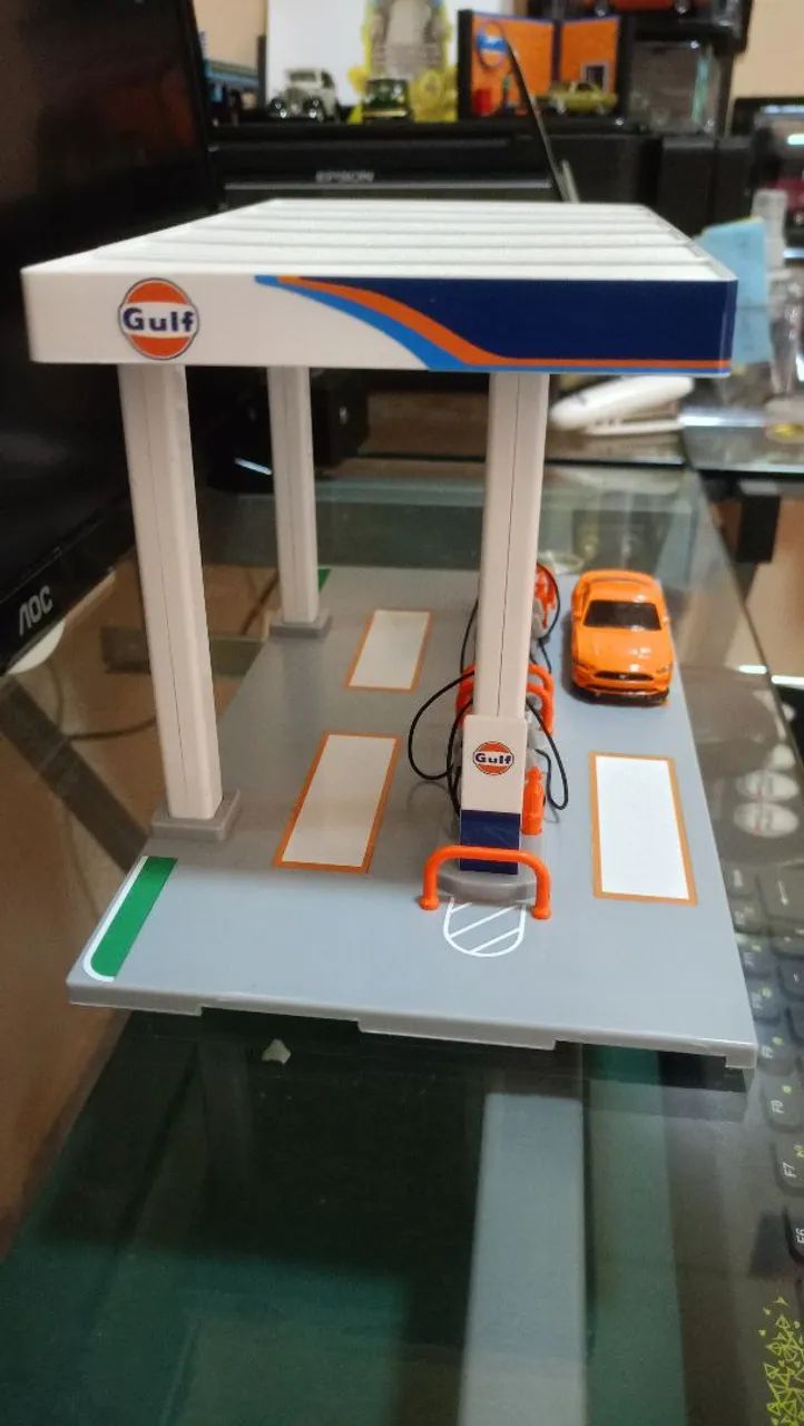 Diorama posto de gasolina escala 1/64 - Foto 4