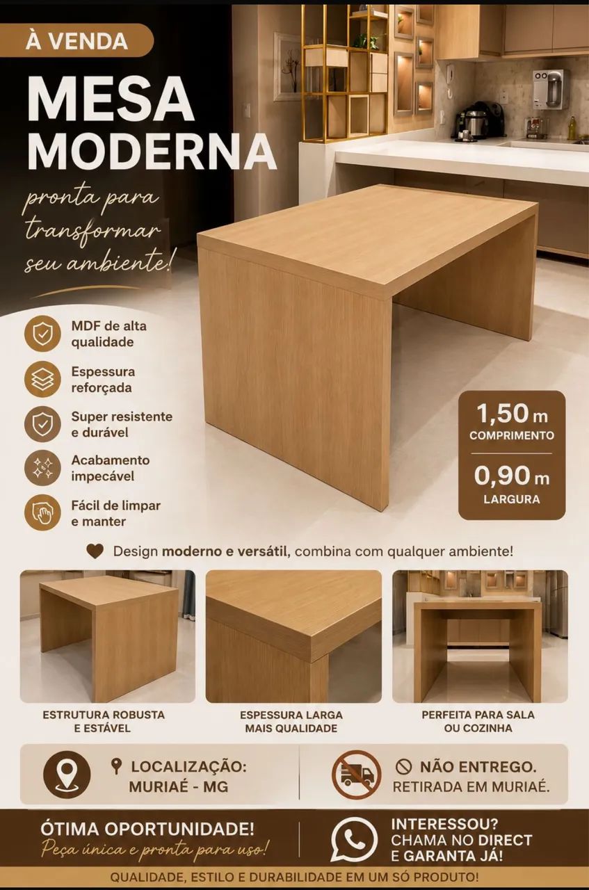 Mesa para sala 