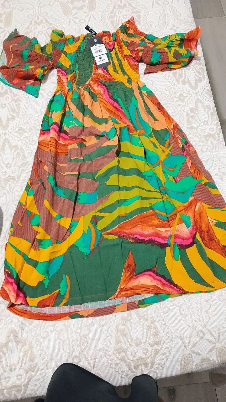 Vestido estampado M