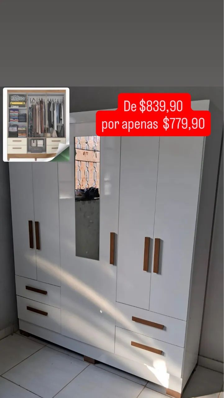 Guarda roupa de casal  - Foto 4