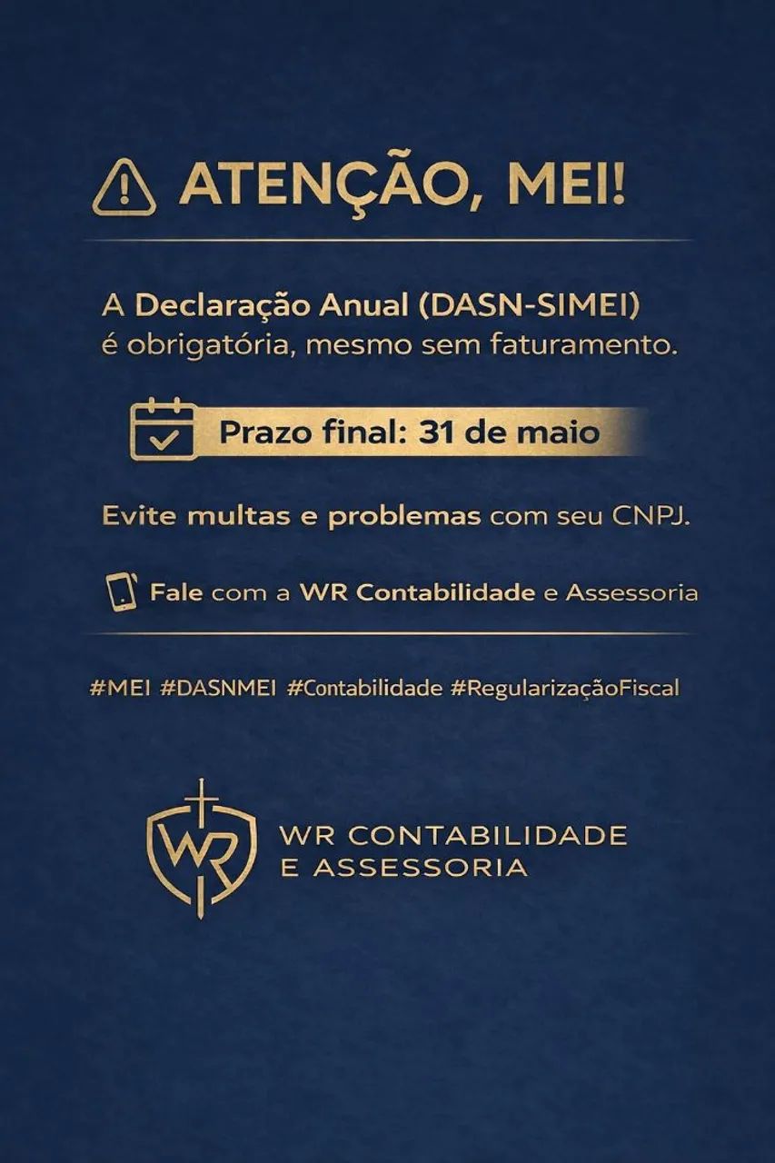 MEI - DECLARAÇÃO MEI - CONTADOR