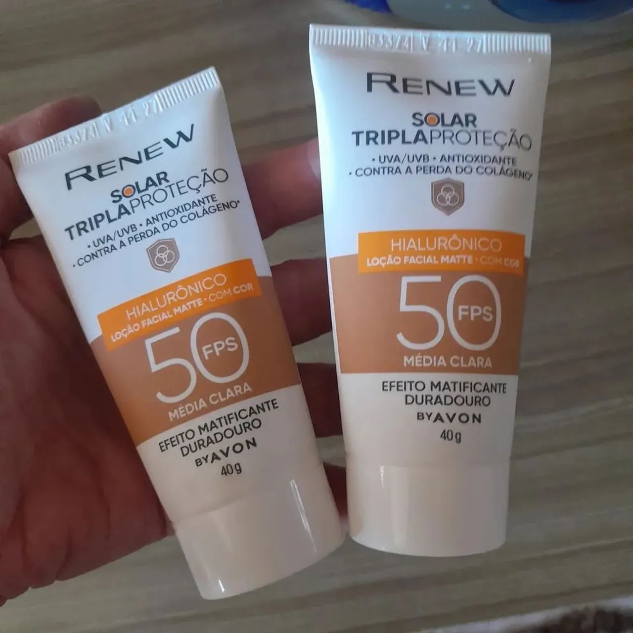 Protetor com cor Renew Avon FPS 50 - Foto 2