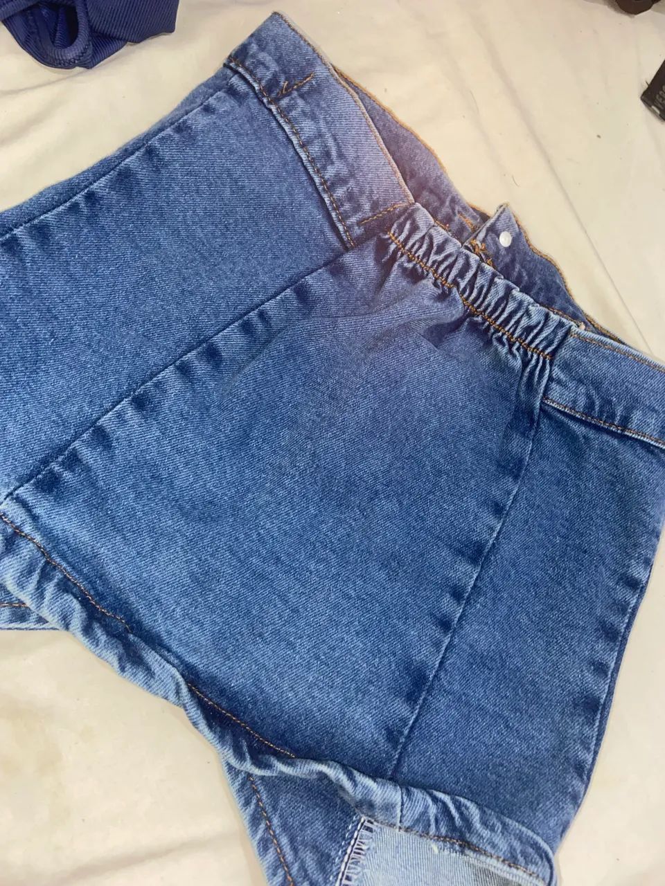 Cropped jeans azul  ( 40 reais  )  - Foto 2