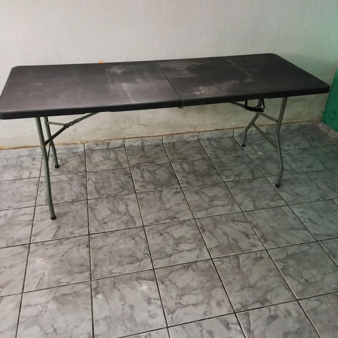Mesa dobrável/Cor preta  - Foto 2