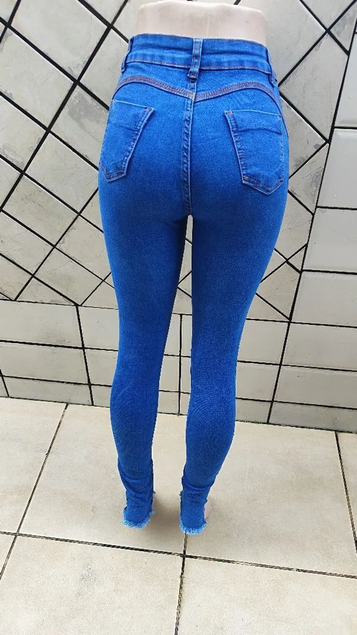 Calça jeans feminina Tam 38  - Foto 5
