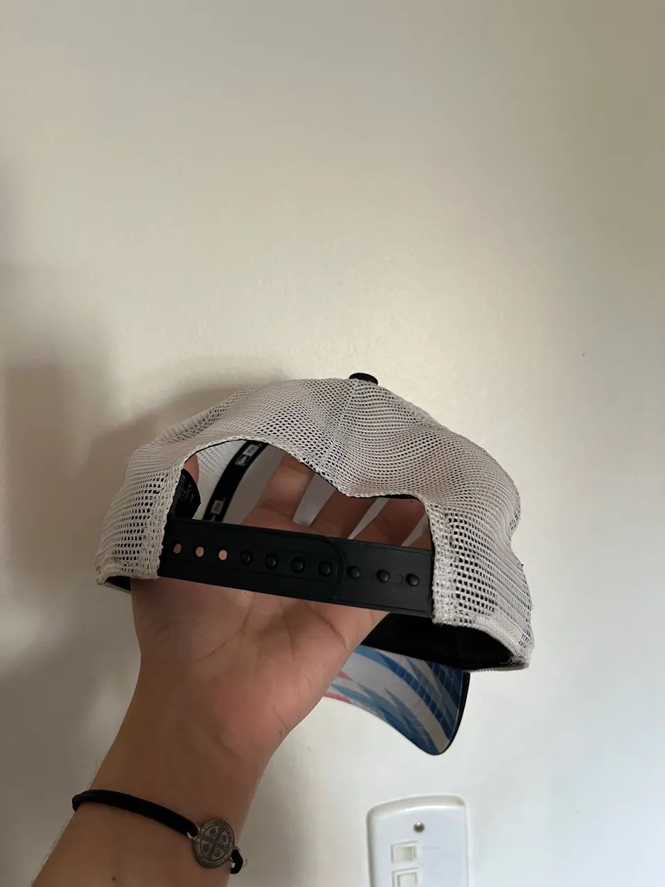 Boné Trucker New Era Original - Branco e Verde Escuro - Foto 2