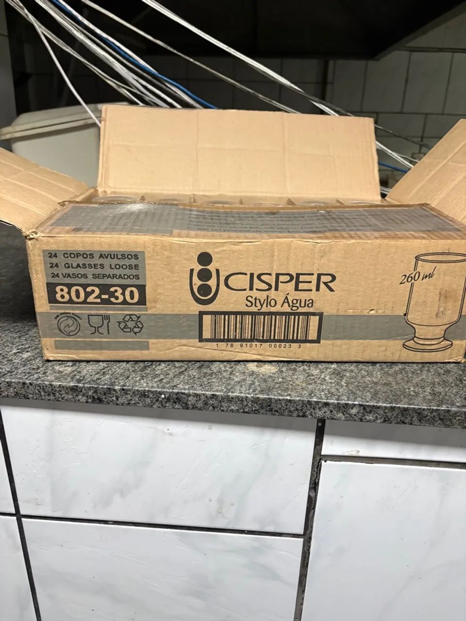 Copo cylinder 802 cisper com 24unid