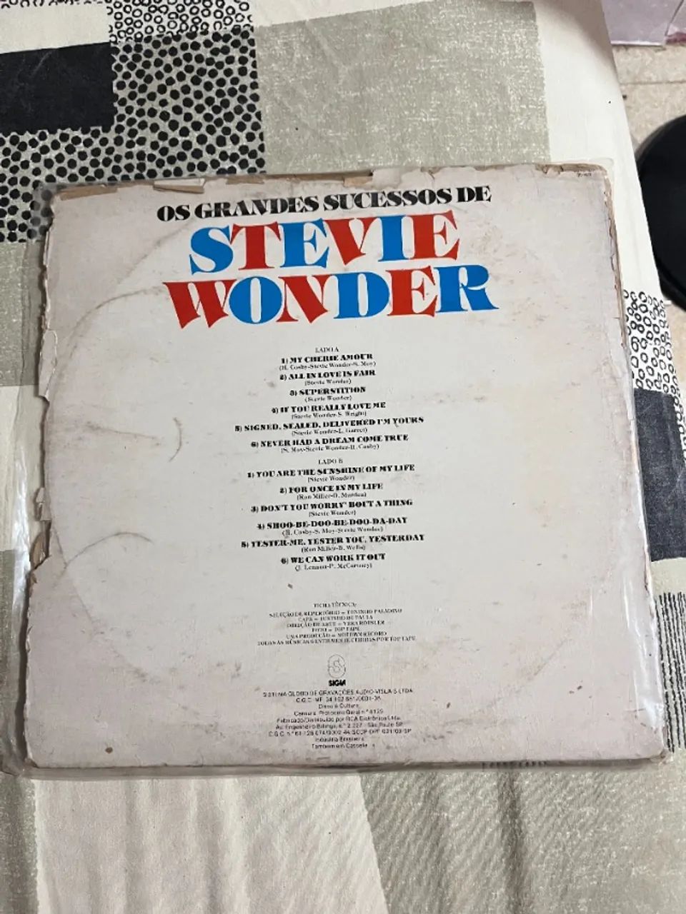 Lp Vinil Stevie Wonder - Os Grandes Sucessos - Foto 2