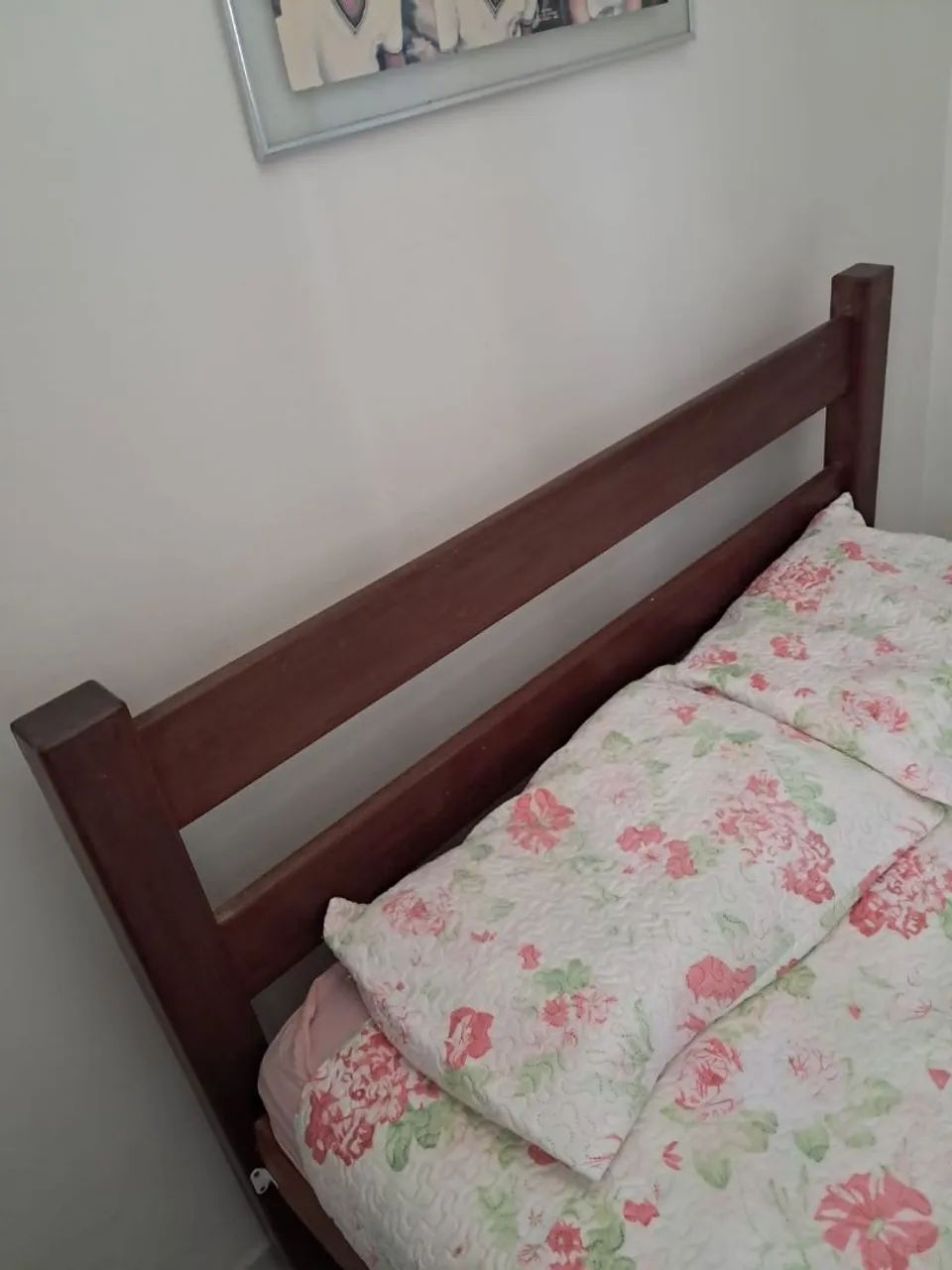 Cama Casal padrão madeira de lei - Foto 2