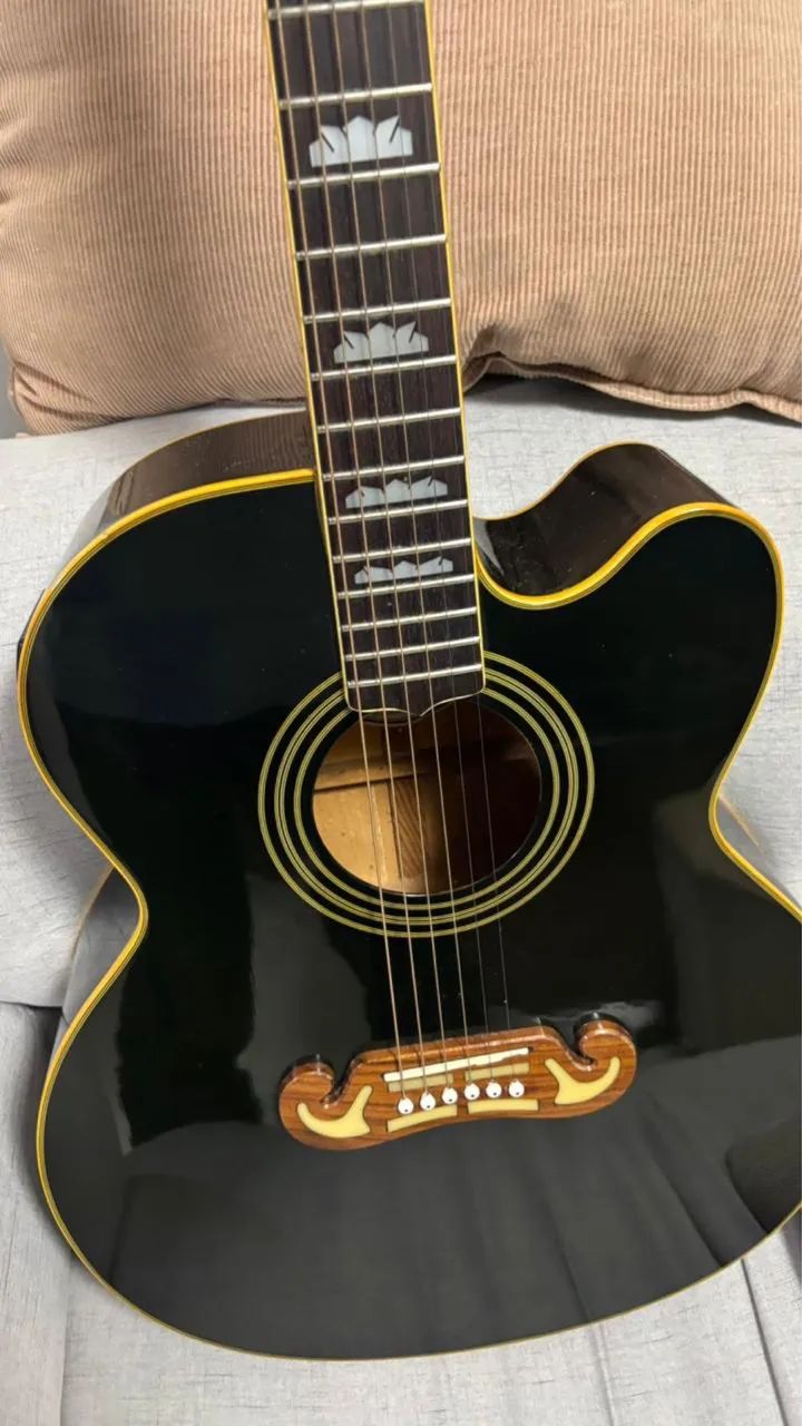 Violão Epiphone ej200 ñ Takamine - Foto 4
