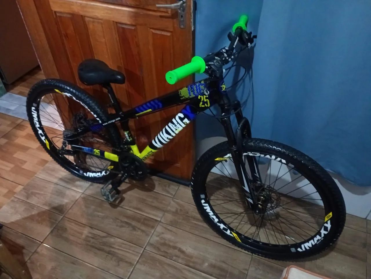 Bicicleta aro 26 viking seminova  - Foto 5