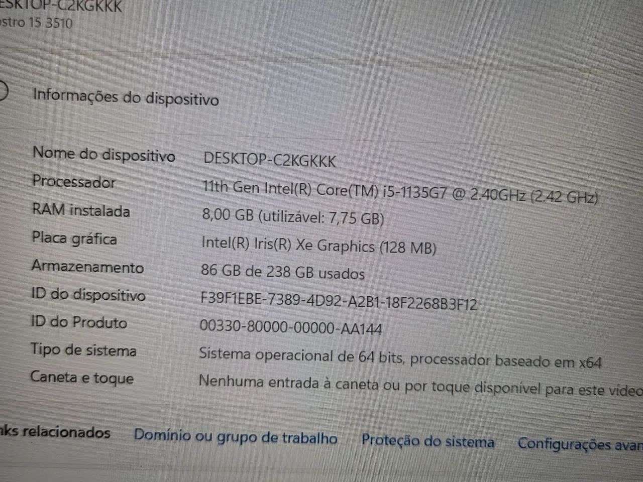Notebook dell i5 11° - Foto 5