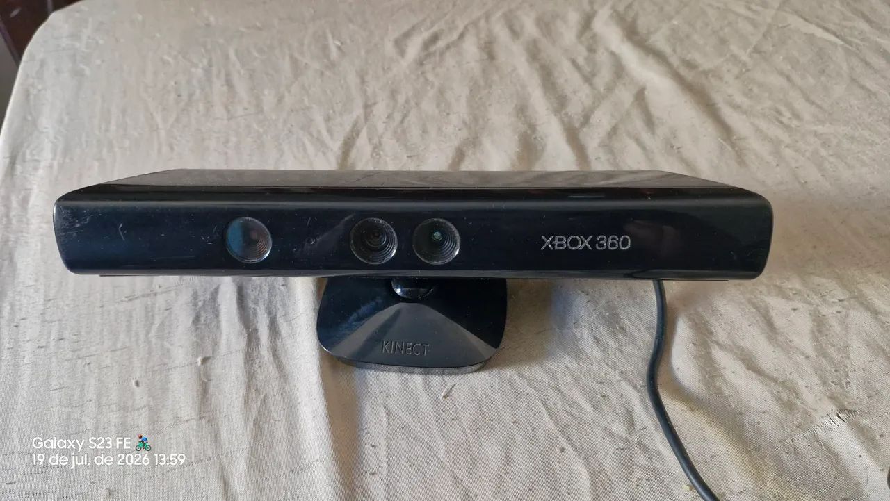 Kinect xbox 360 com todos os cabos