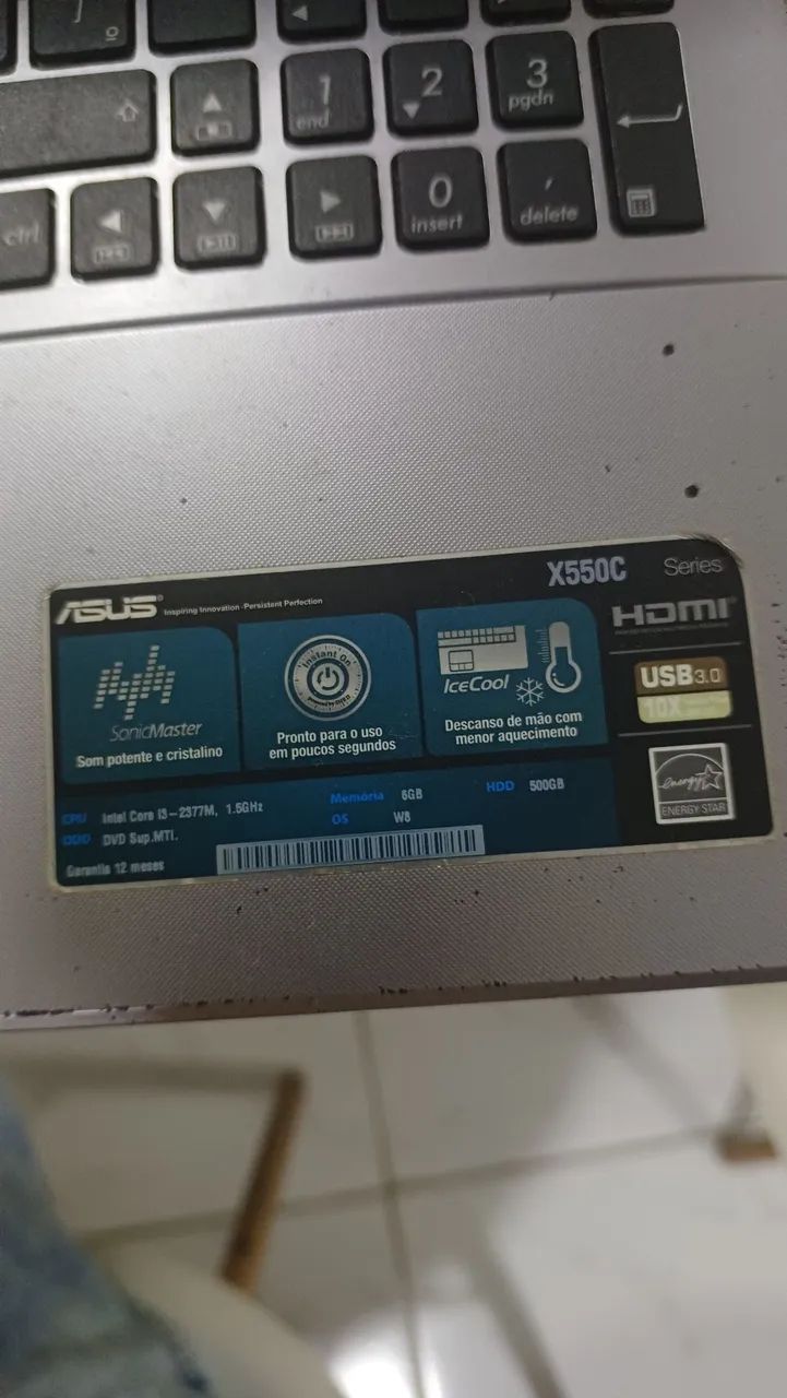 Notebook asus x550c - Foto 3