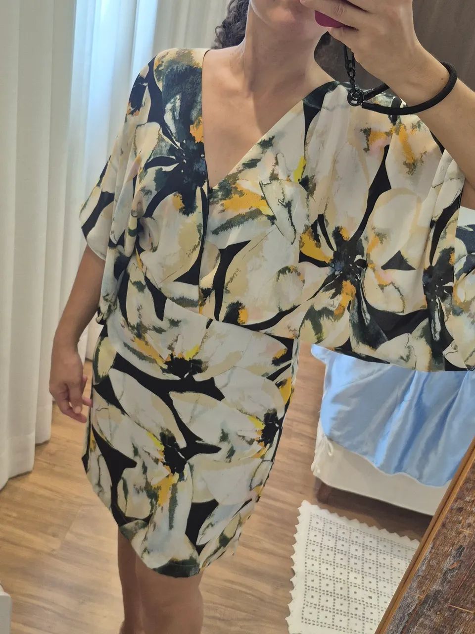 Vestido 2 em 1 (curto ou midi) com saia Transpassada - Foto 3