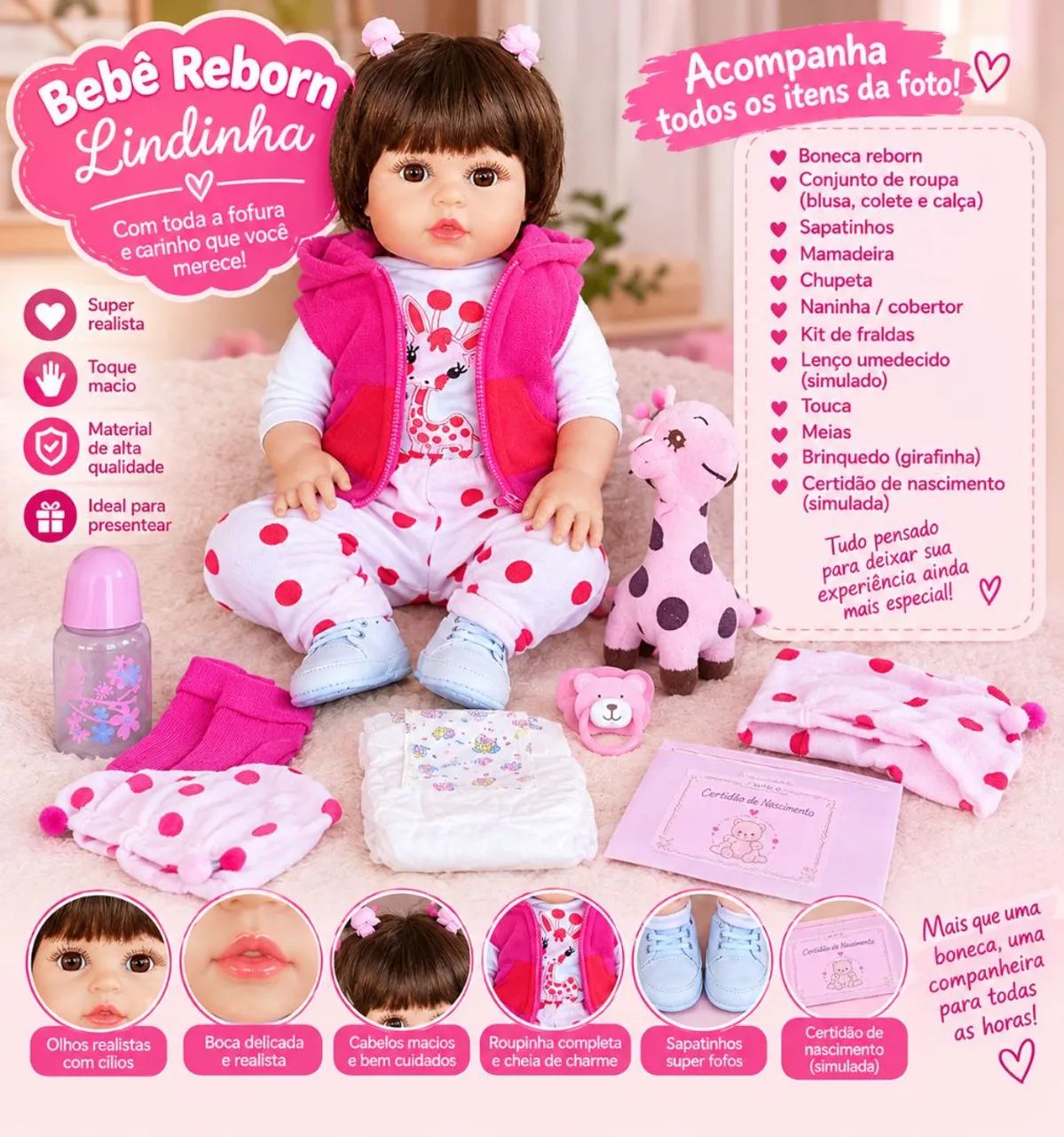 Bebe Reborn Silicone Realista - Foto 4