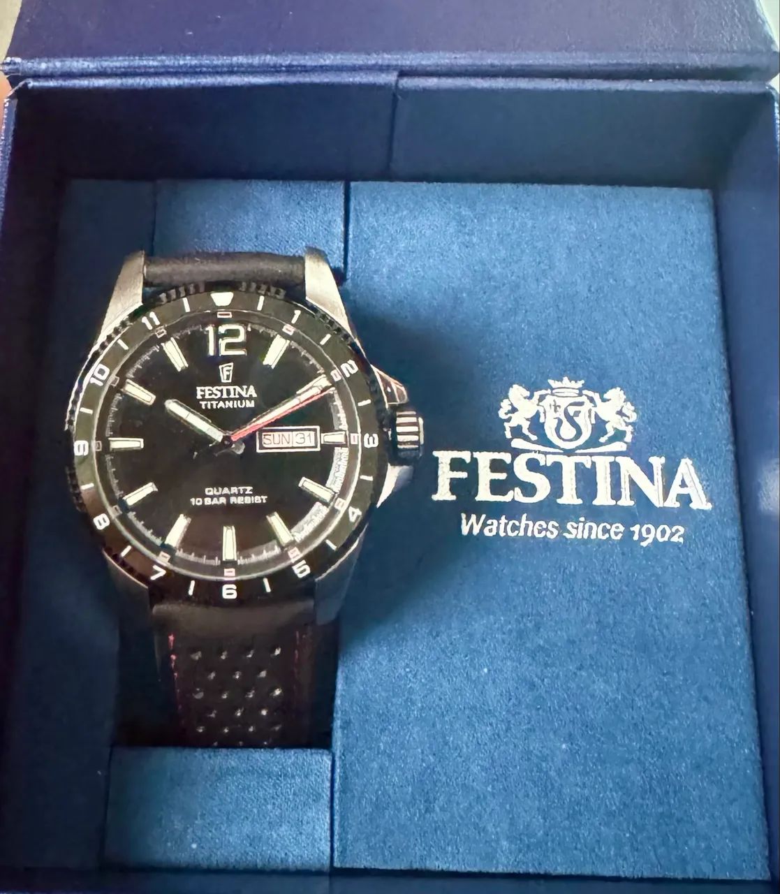 Relógio Festina Titanium Quartz Suíço novo - Foto 2