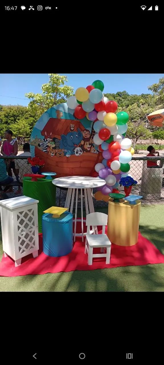 Decoração de festa desapego 