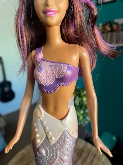 Boneca Barbie em Vida de Sereia 2 - Usada - Foto 4