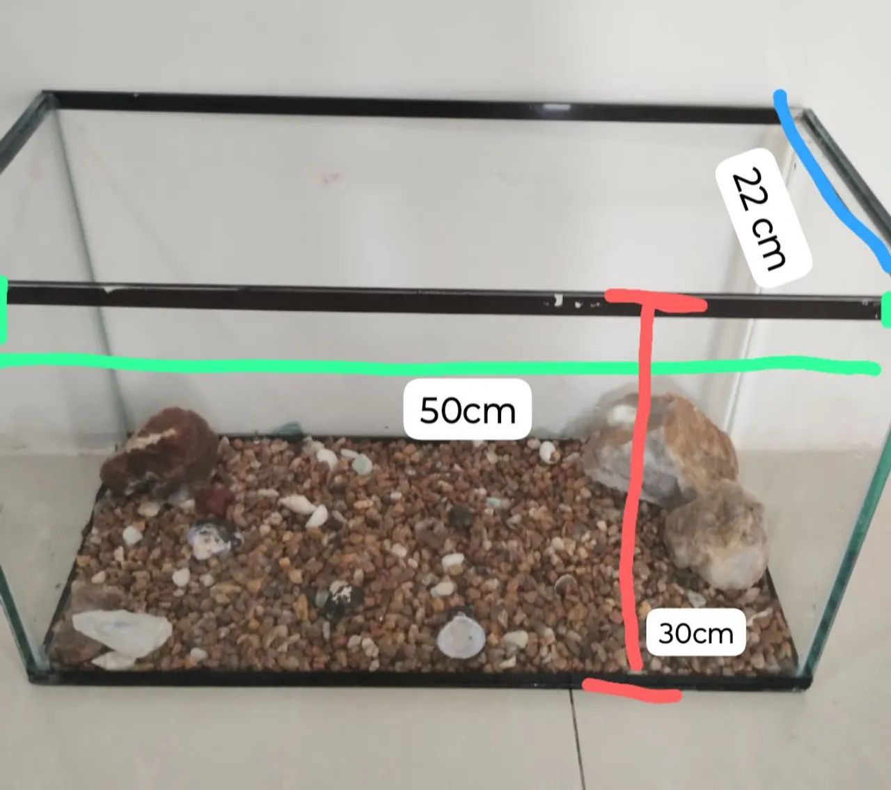 Vendo aquário grande 